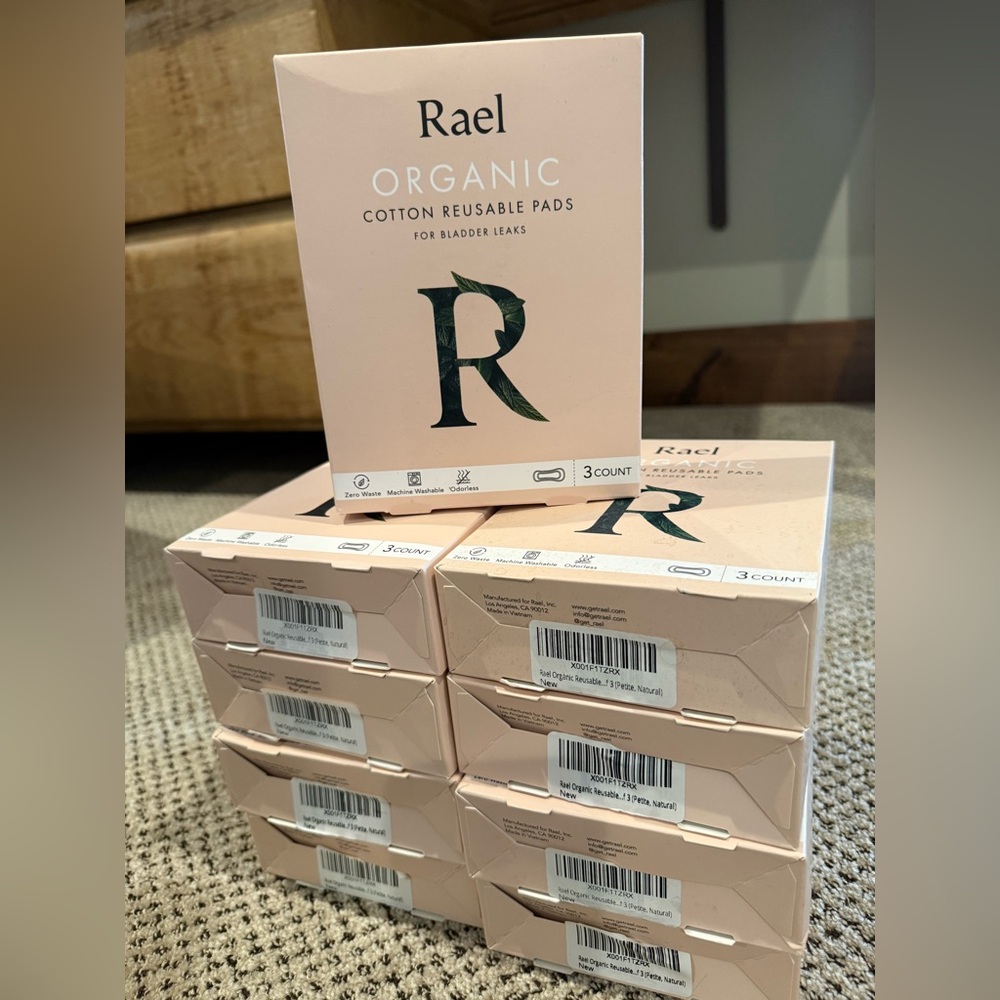 Rael Organic Cotton Reusable Pads